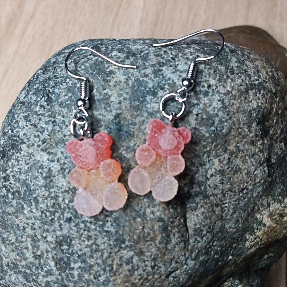Sour Gummy Bear Earrings